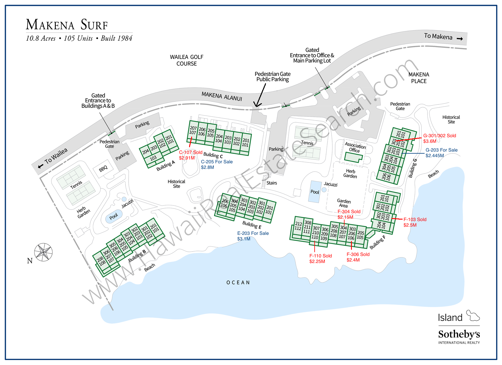 Makena Surf Map Real Estate Update